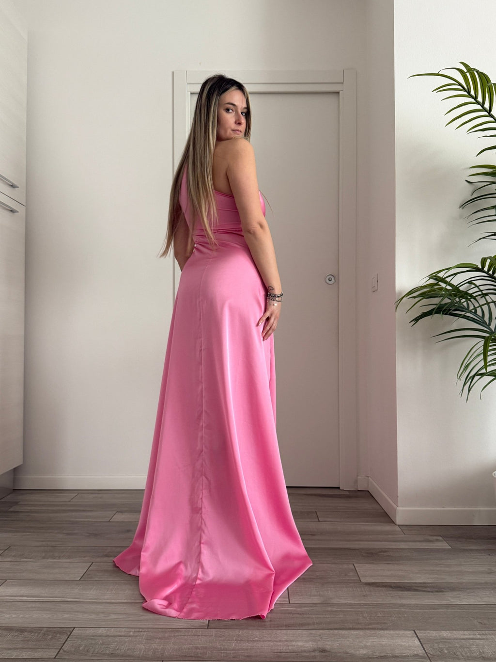 Vestito lungo monospalla BEATRIX - Follie by Alice