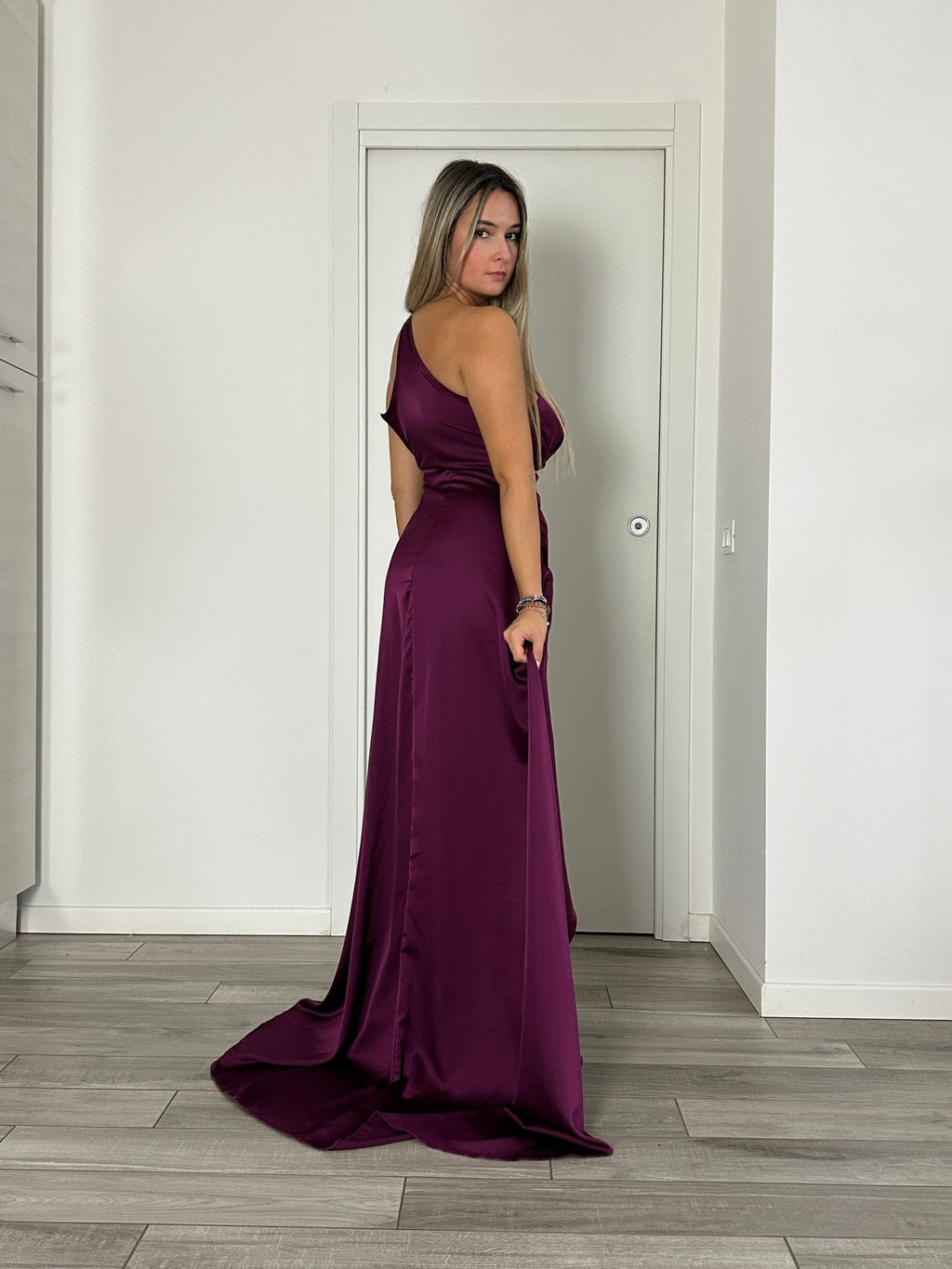 Vestito lungo monospalla GLAMOUR - Follie by Alice