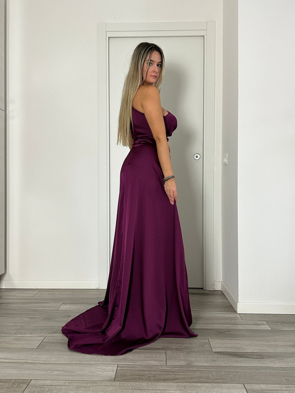 Vestito lungo monospalla GLAMOUR - Follie by Alice