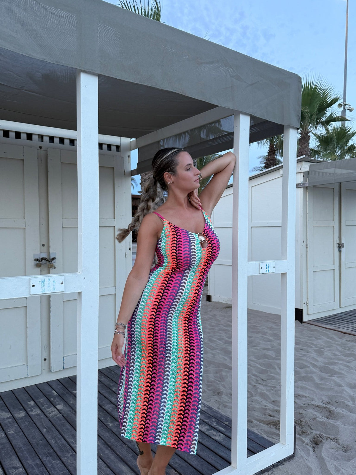 Vestito lungo multicolor - Follie by Alice