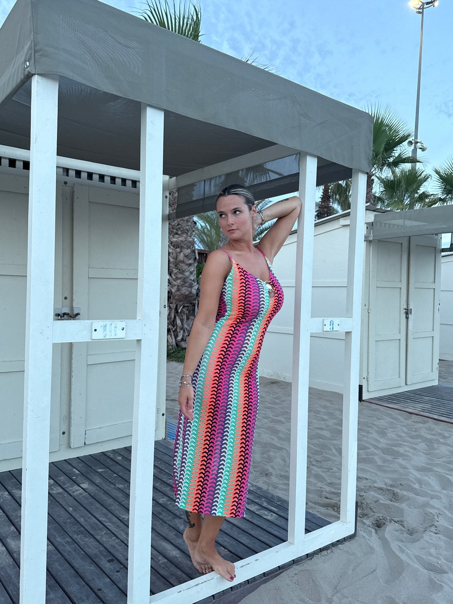 Vestito lungo multicolor - Follie by Alice