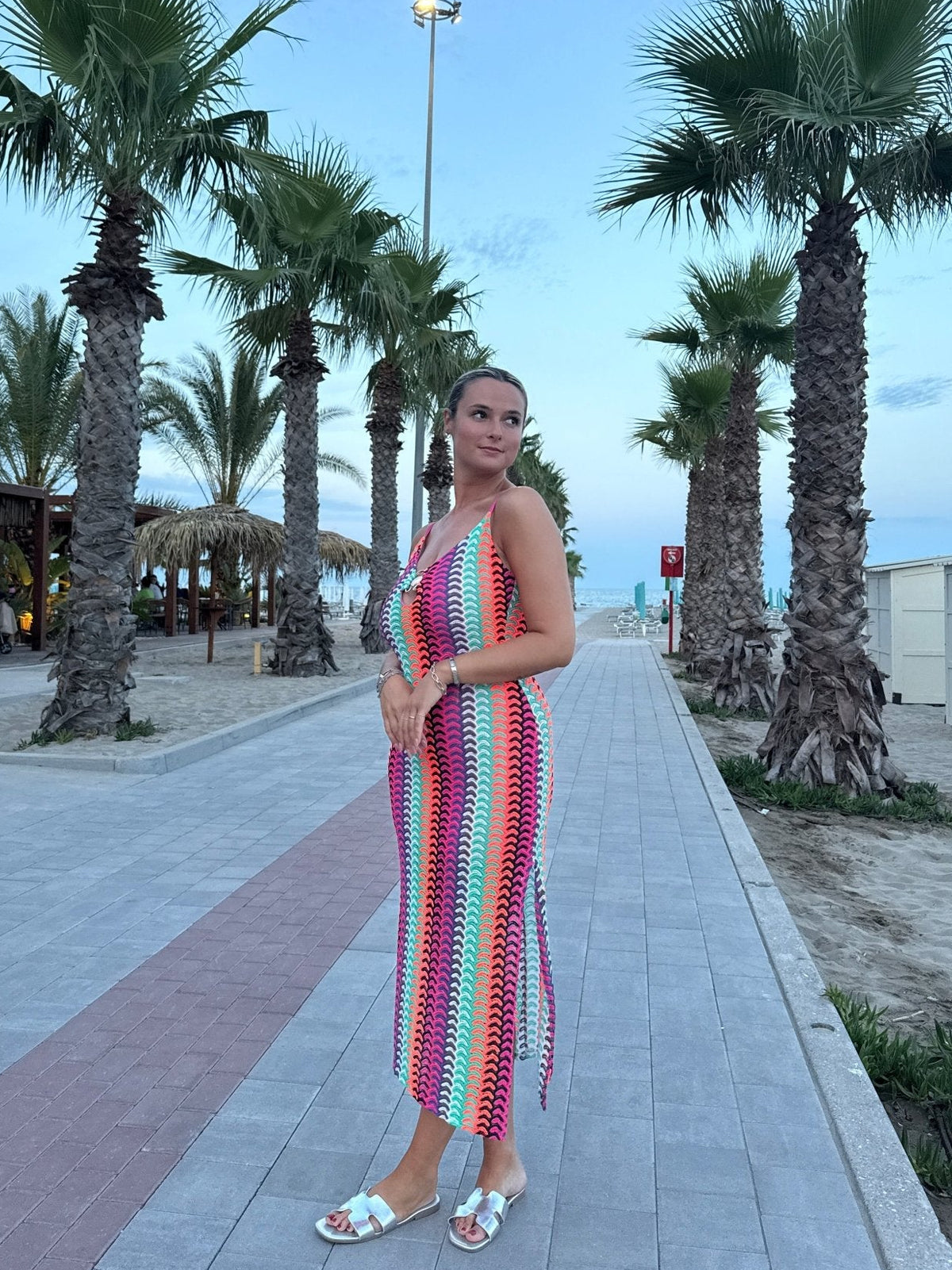 Vestito lungo multicolor - Follie by Alice