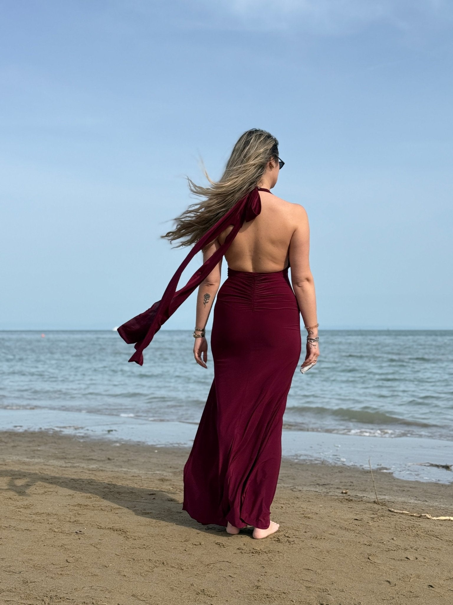 Subdued Vestito Donna Schiena Scoperta Shein Lady Abbigliamento