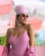 Bandana rosa con stampa - Follie by Alice