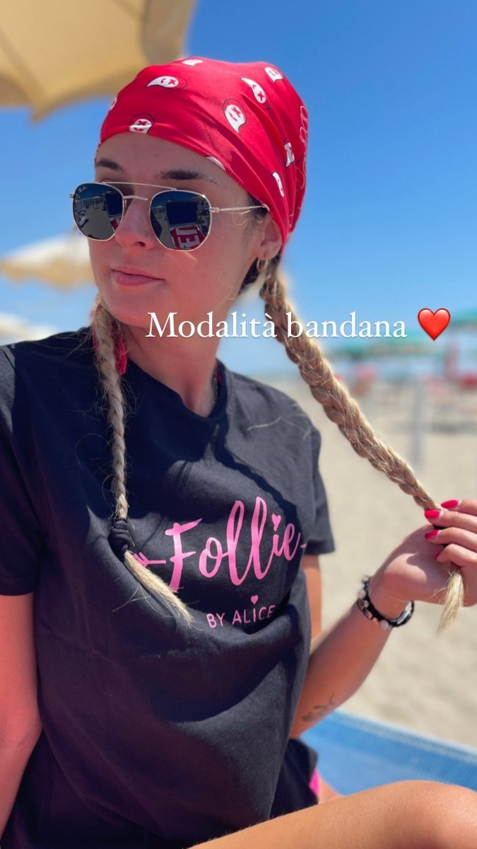 Bandana rossa - Follie by Alice
