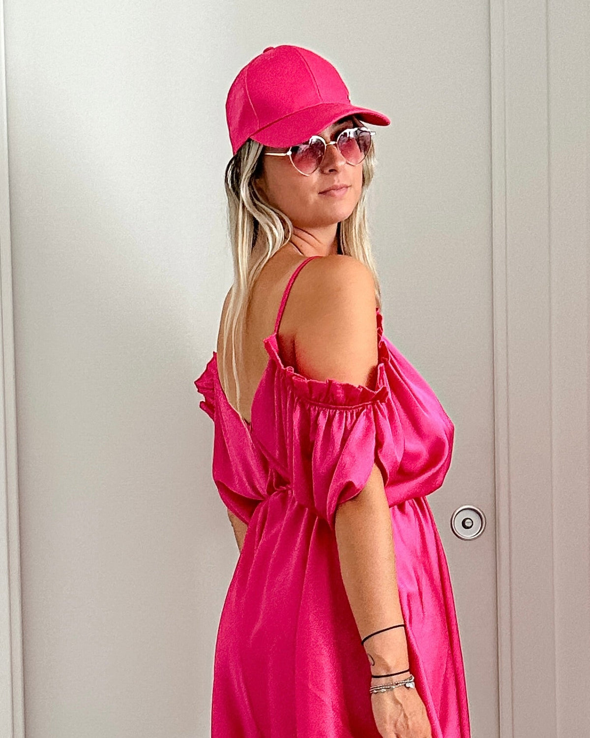Berretto fucsia con frontino - Follie by Alice