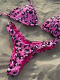 Bikini Slip fucsia maculato - Follie by Alice