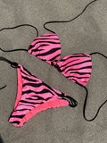 Bikini Slip fucsia zebrato - Follie by Alice