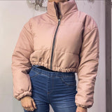 Bomber rosa in similpelle - Follie by Alice