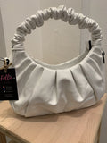 Borsa bianca con manico arricciato - Follie by Alice