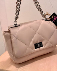 Borsa rosa morbida a tracolla - Follie by Alice