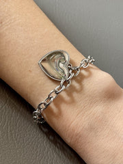 Braccialetto con cuore pendente - Follie by Alice