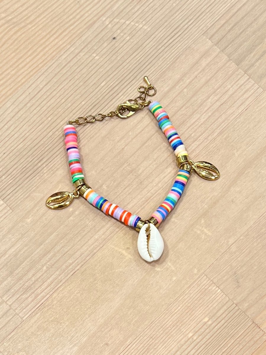 Braccialetto multicolor con conchiglie - Follie by Alice