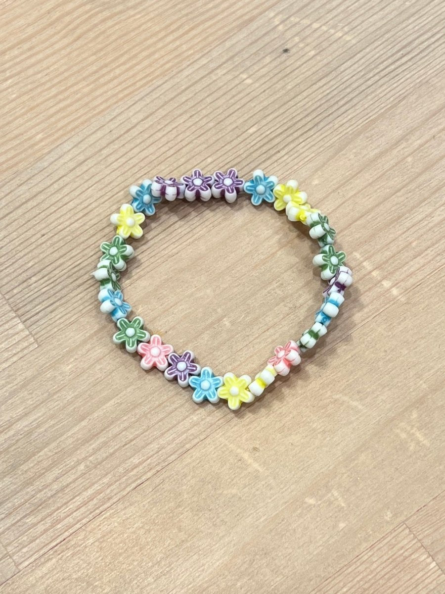 Braccialetto multicolor fiorellini - Follie by Alice