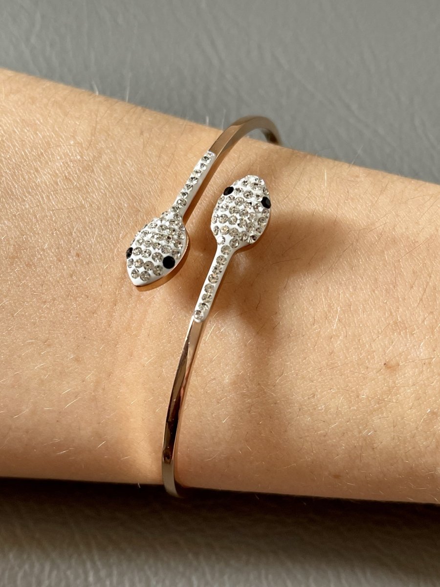 Braccialetto serpenti con strass – alternate