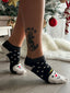 Calzini grigi con pupazzo di neve - Follie by Alice