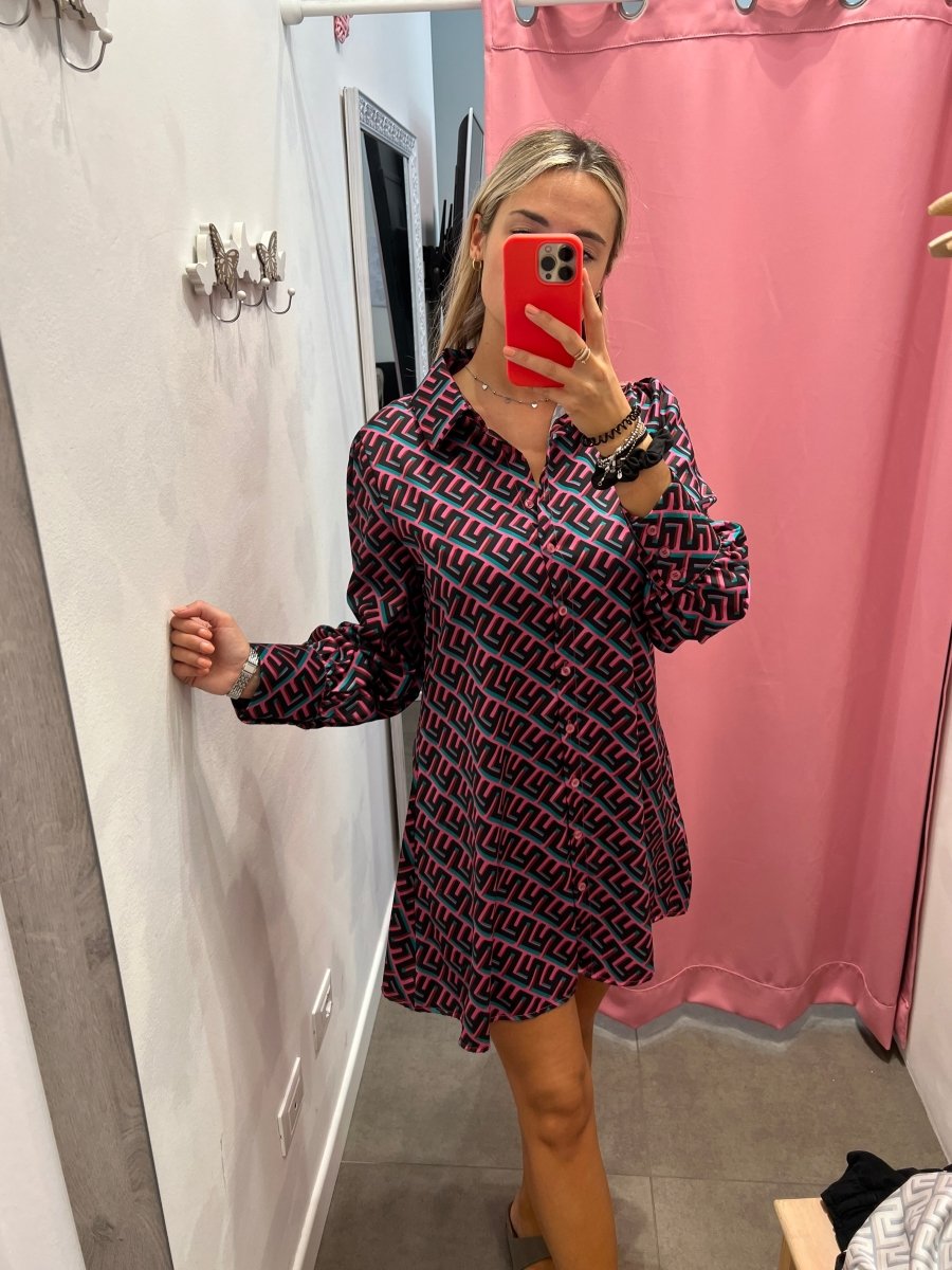 Camicia vestito viola fantasia – alternate