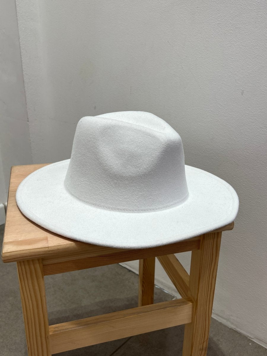 Cappello vintage bianco di cotone - Follie by Alice