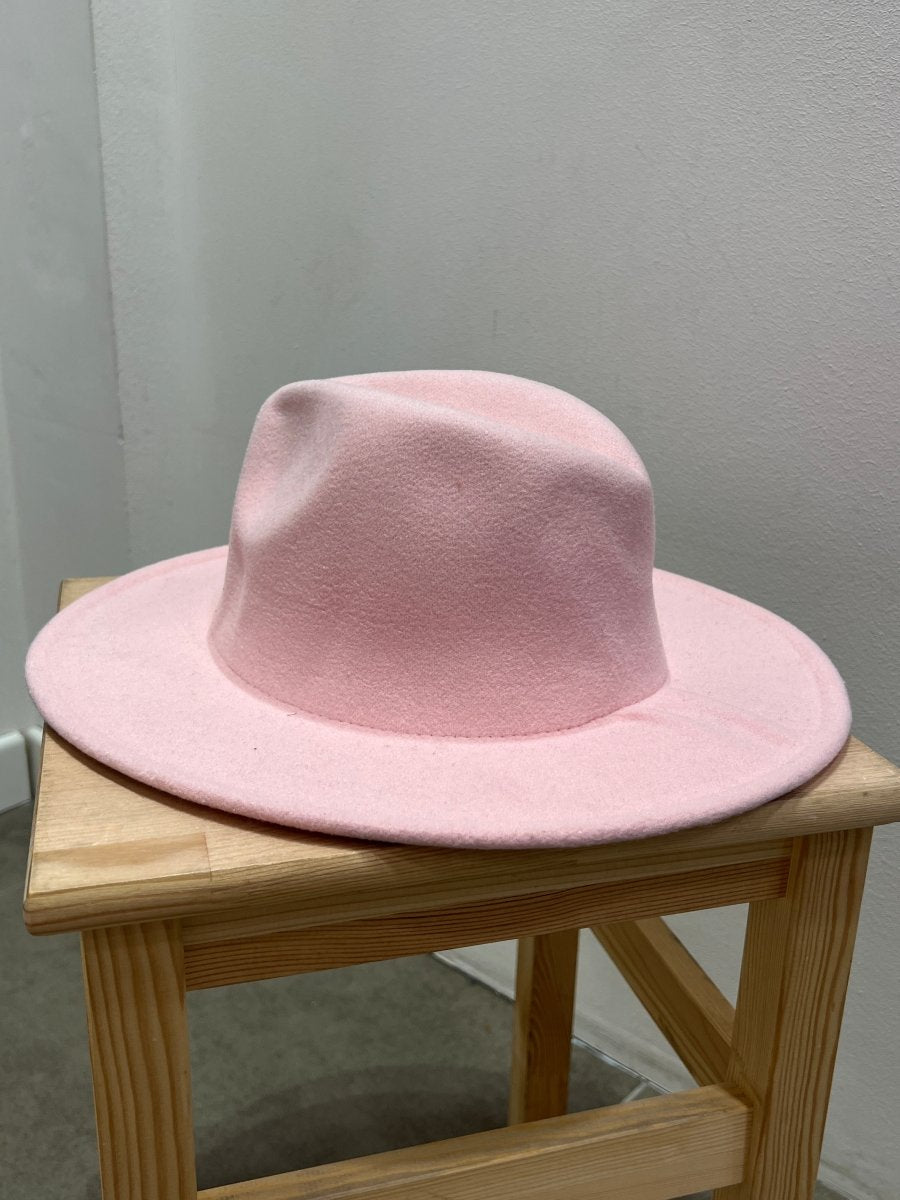 Cappello vintage rosa di cotone