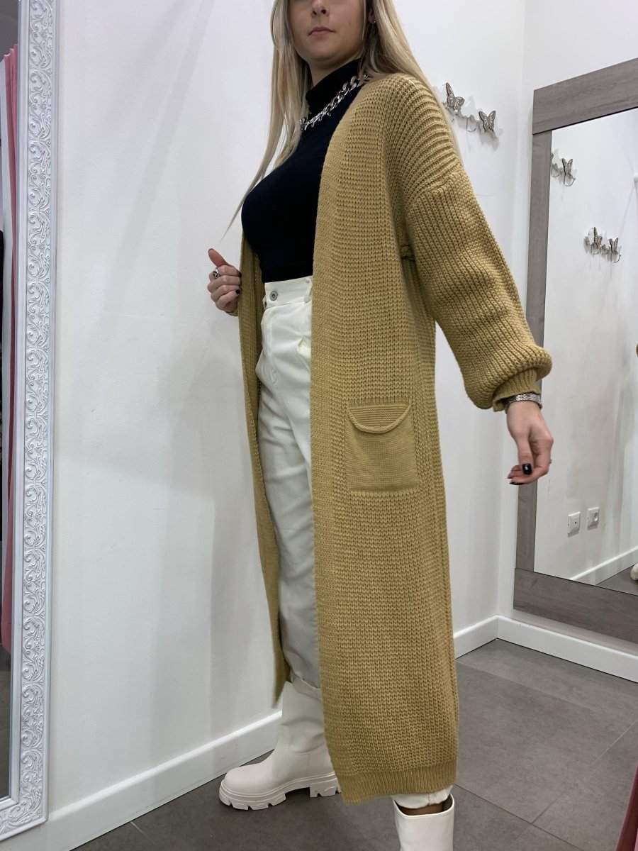 Cardigan lungo marrone – alternate