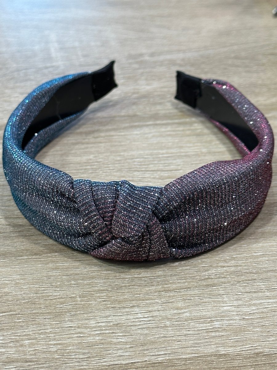 Cerchietto iridescente gioiello glitter