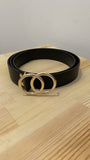 Cintura nera con dettagli oro - Follie by Alice