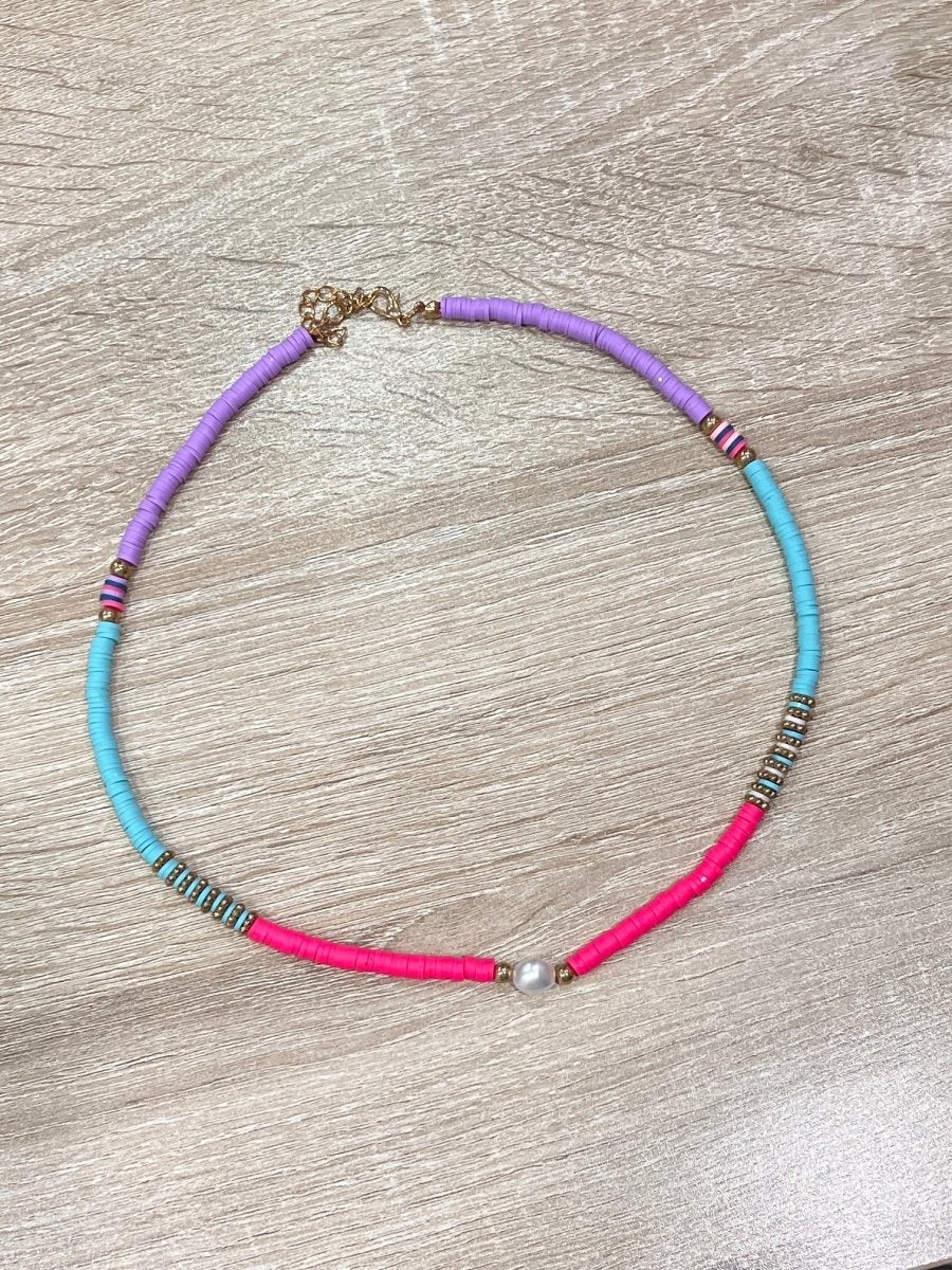 Collana Summer multicolor con perlina - Follie by Alice