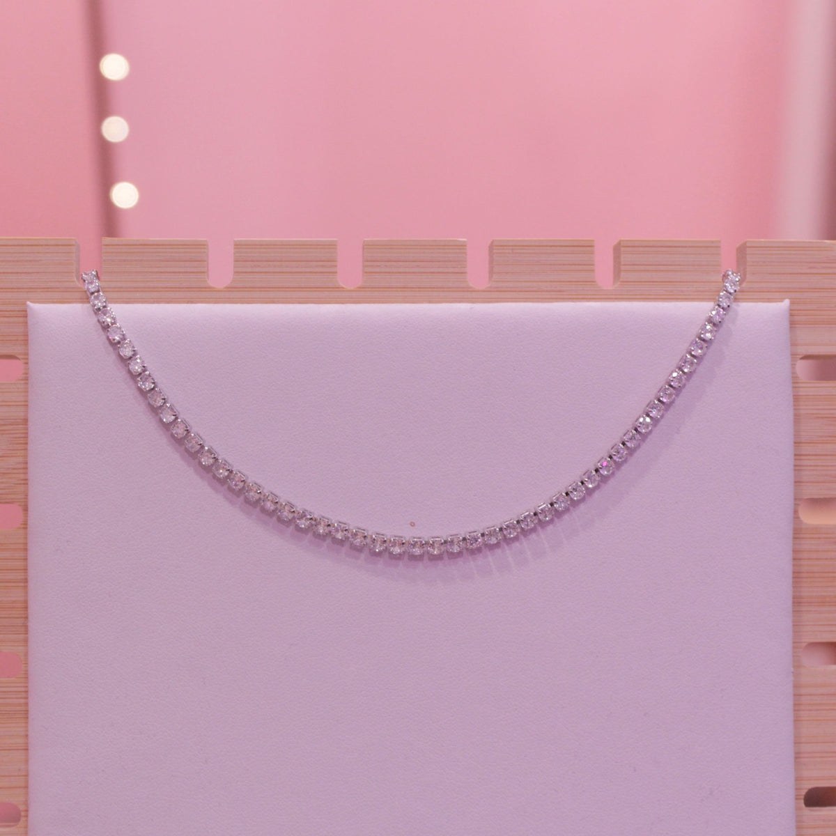 Collana tennis argento - Follie by Alice