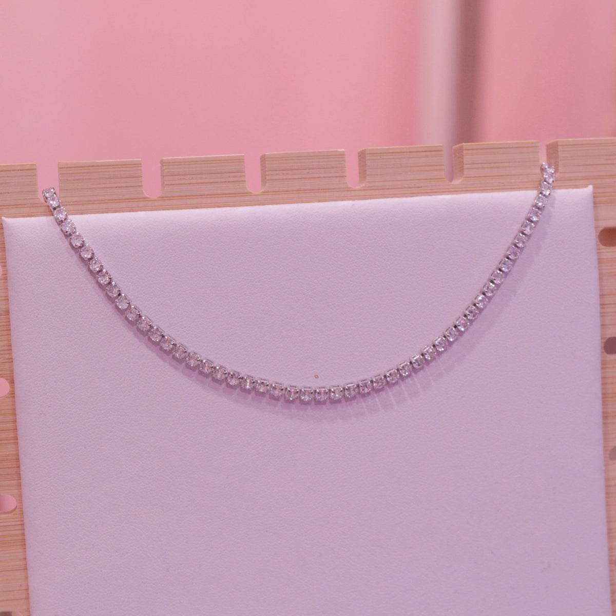 Collana tennis argento - Follie by Alice