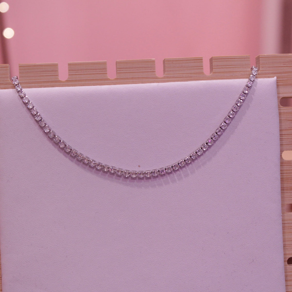 Collana tennis argento - Follie by Alice