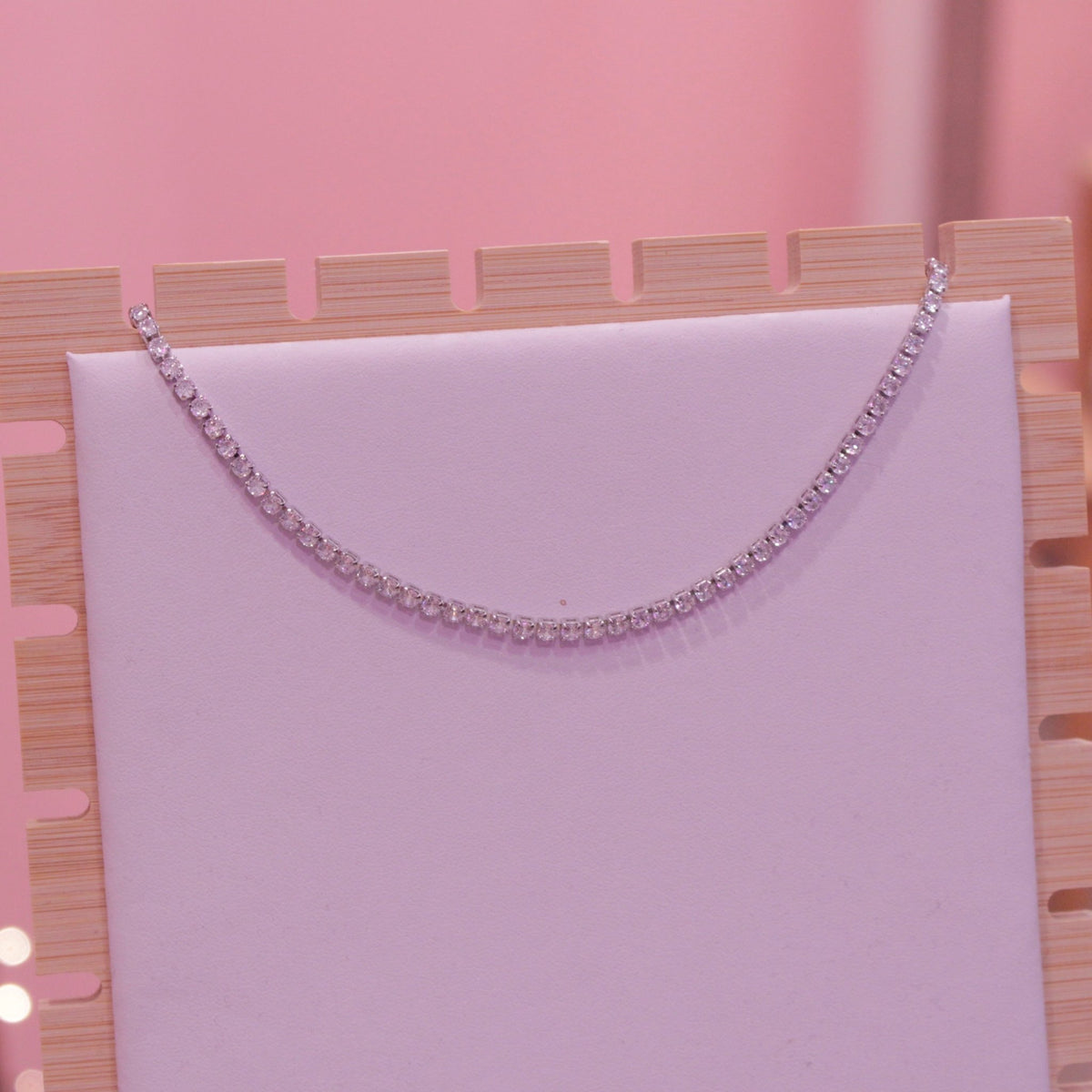 Collana tennis argento - Follie by Alice