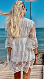 Copricostume con dettagli oro e ricami - Follie by Alice