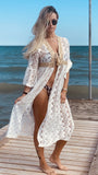 Copricostume con dettagli oro e ricami - Follie by Alice