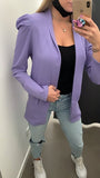 Giacca lunga color lilla - Follie by Alice