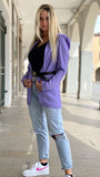 Giacca lunga color lilla - Follie by Alice