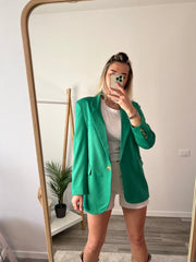 Giacca verde con bottone - Follie by Alice