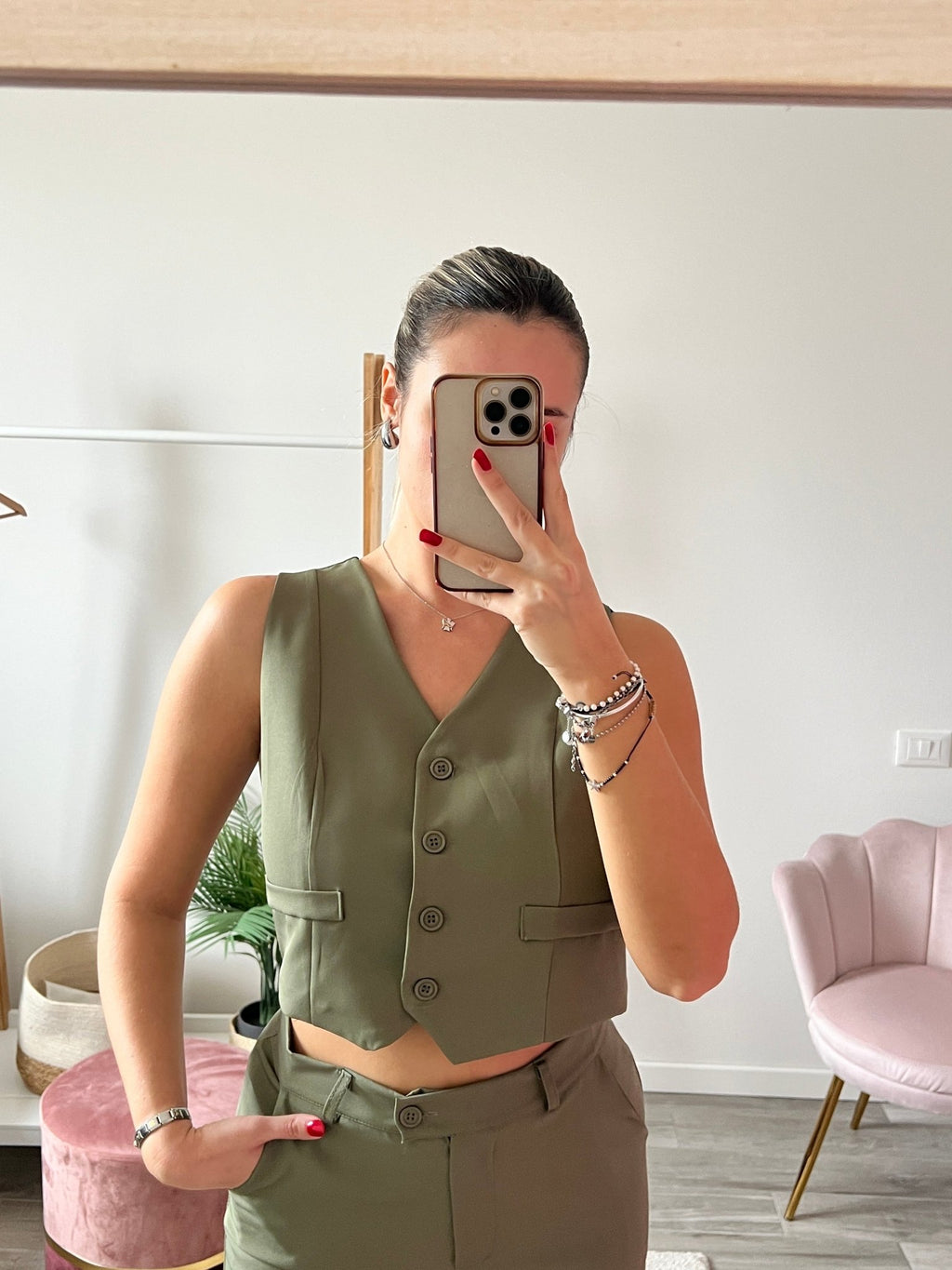 Gilet con taschini - Follie by Alice