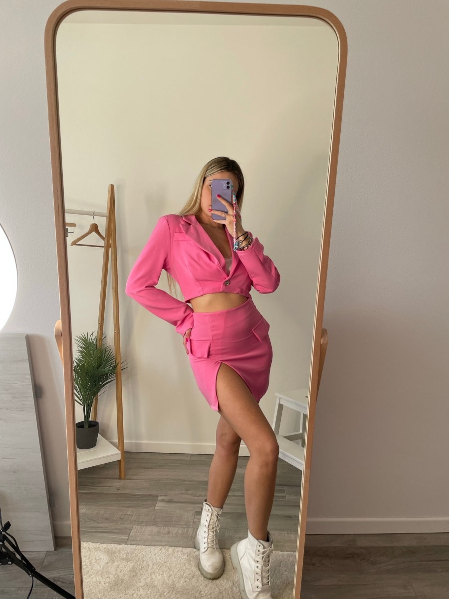 Gonna fucsia con spacco - Follie by Alice Immagine principale del prodotto