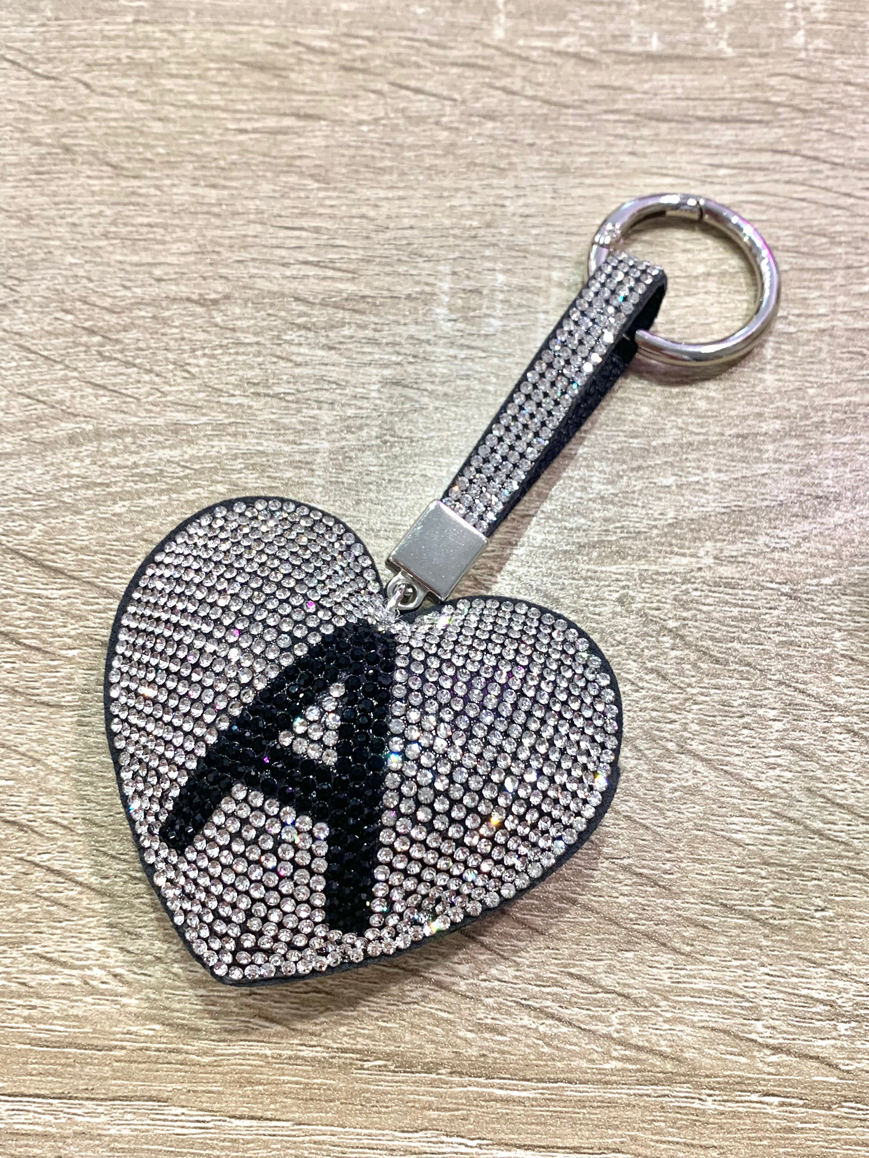 Portachiavi strass con lettera - Follie by Alice