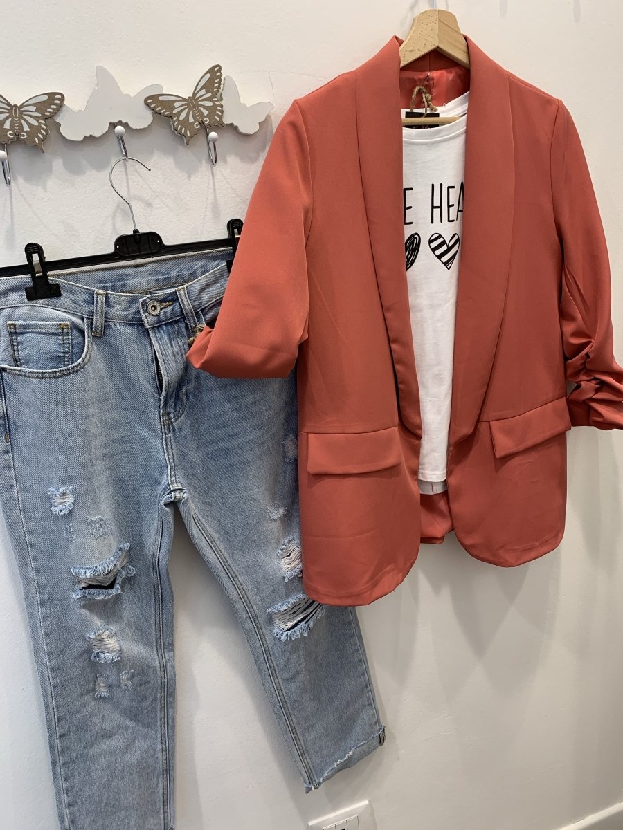 Jeans lavaggio chiaro con strappi - Follie by Alice