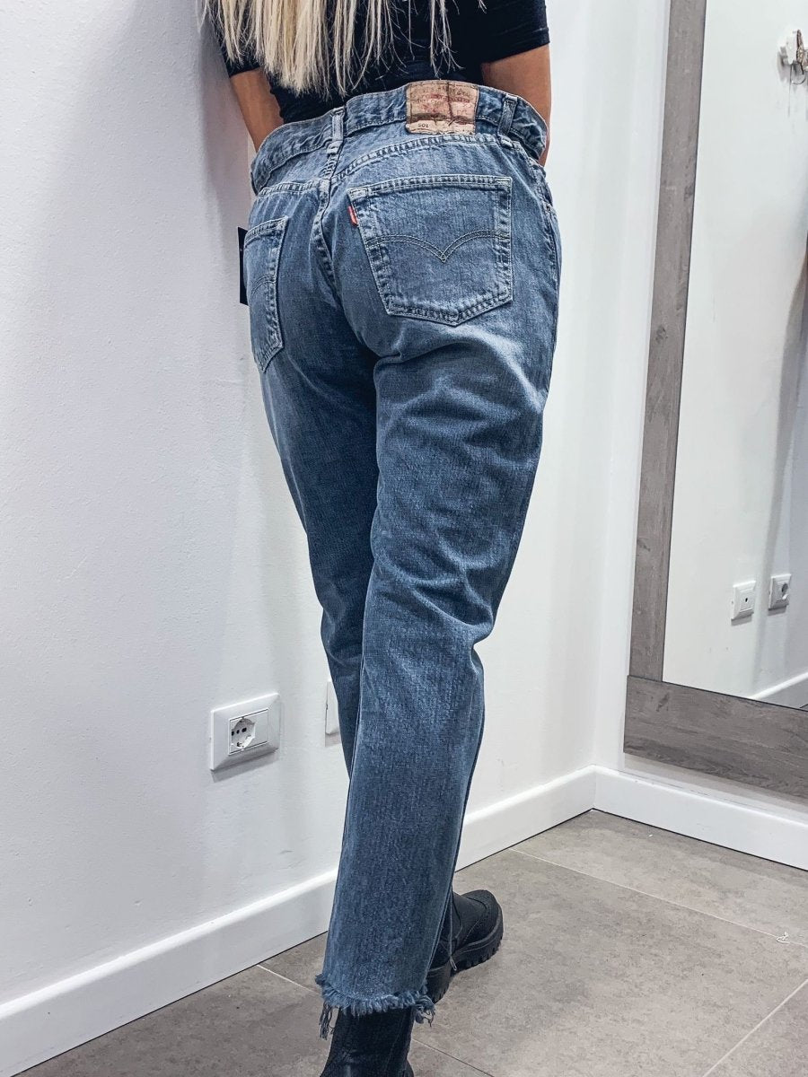 Jeans lunghi Levi's Vintage a caramella blu - Follie by Alice