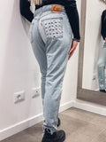 Jeans lunghi Levi's Vintage chiari a caramella con borchie a piramide sulla tasca - Follie by Alice