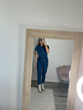 Jumpsuit di jeans a maniche corte - Follie by Alice