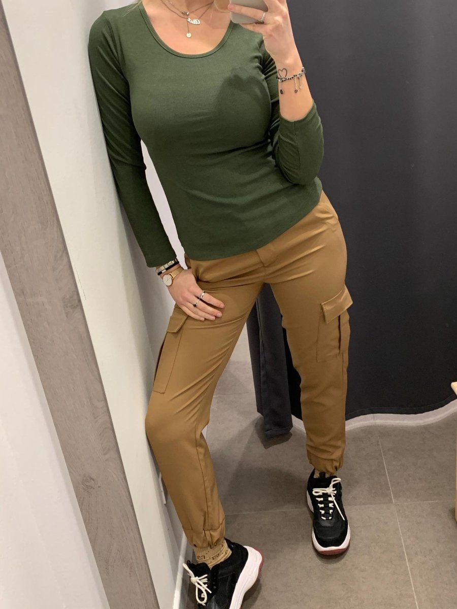 Maglia a maniche lunghe verde – alternate