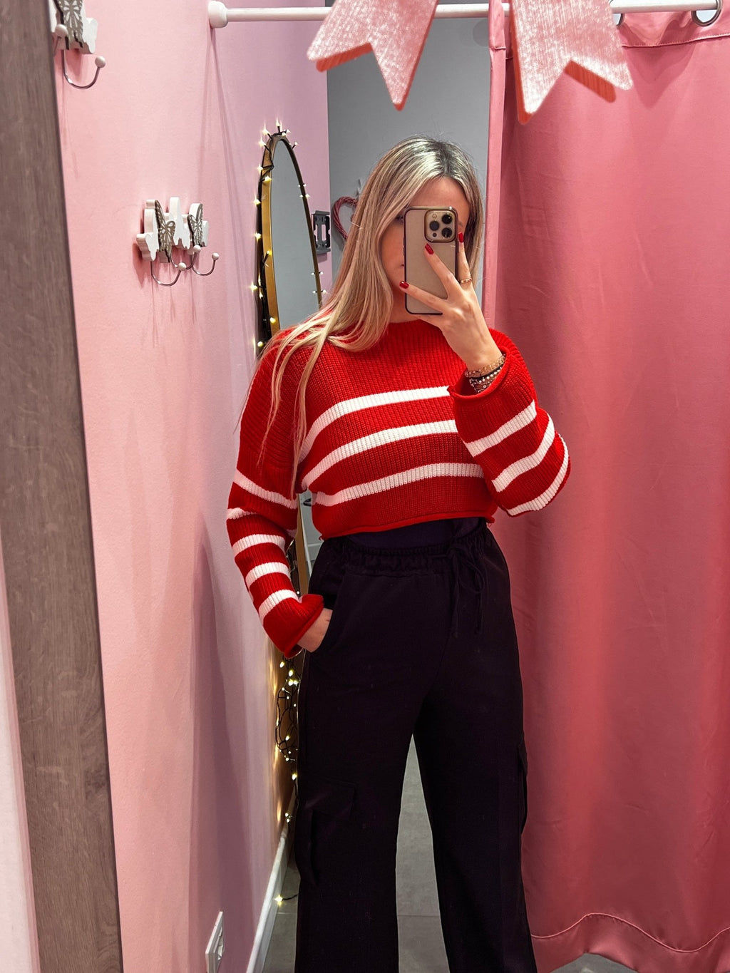 Maglioncino crop STRIPELET - Follie by Alice