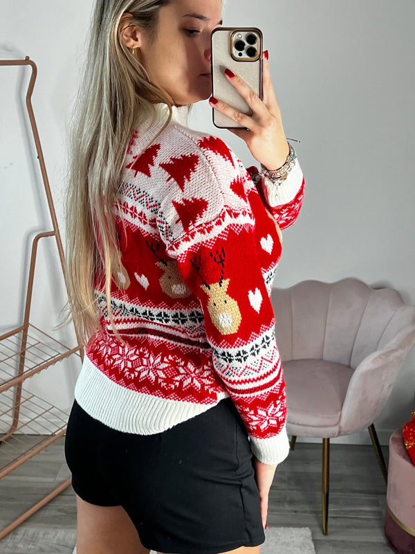 Maglione natalizio con Renne di Natale - Follie by Alice