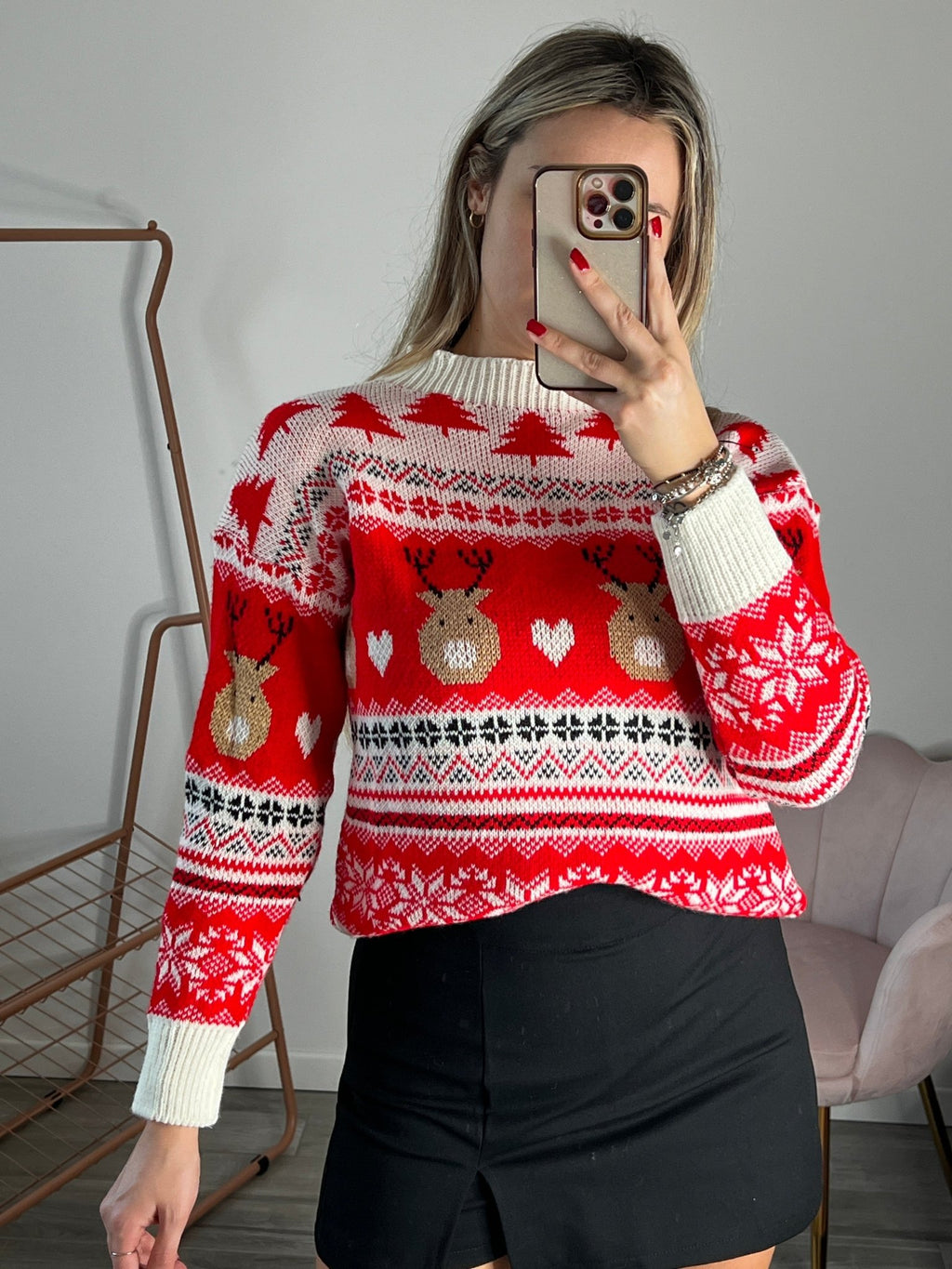 Maglione natalizio con Renne di Natale - Follie by Alice