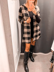 Maxi camicia a quadri - Follie by Alice