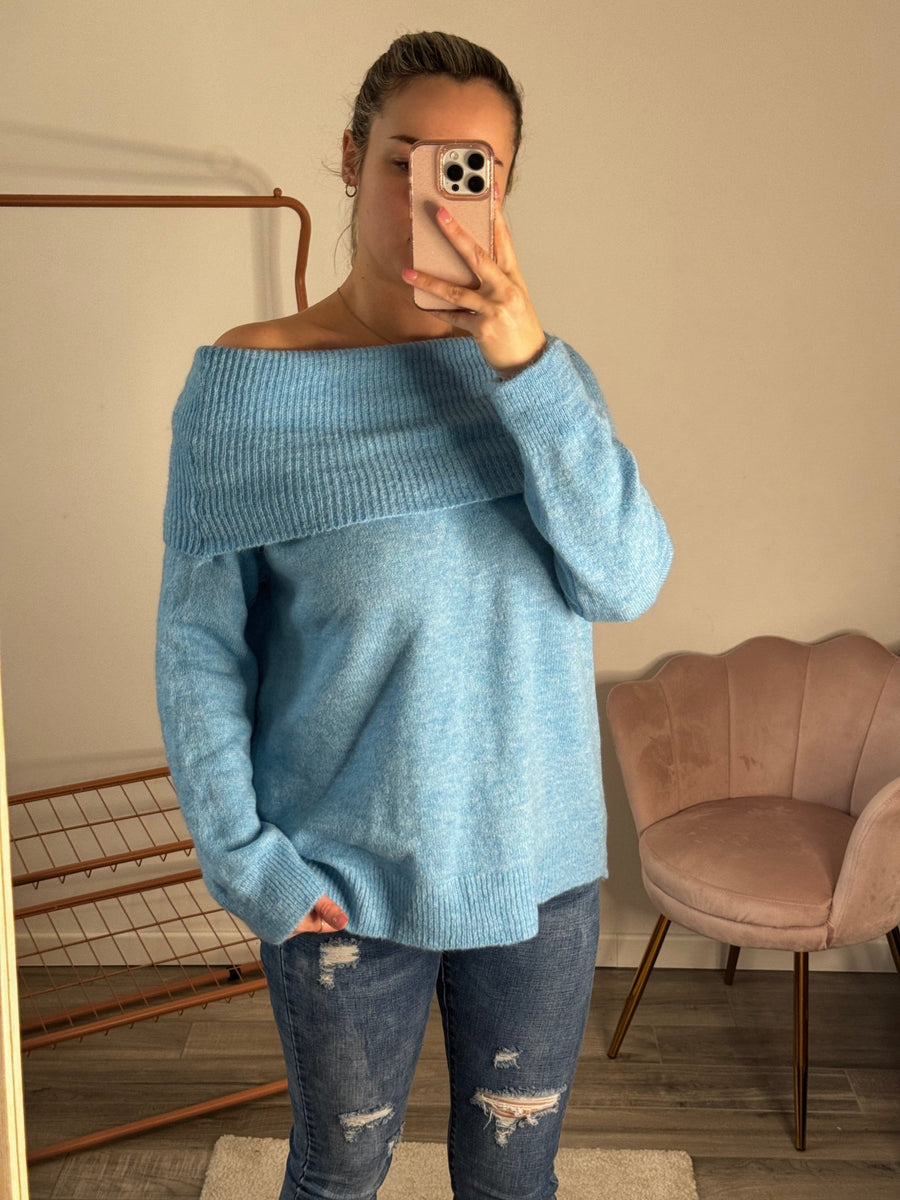 Maxi maglione a fascia