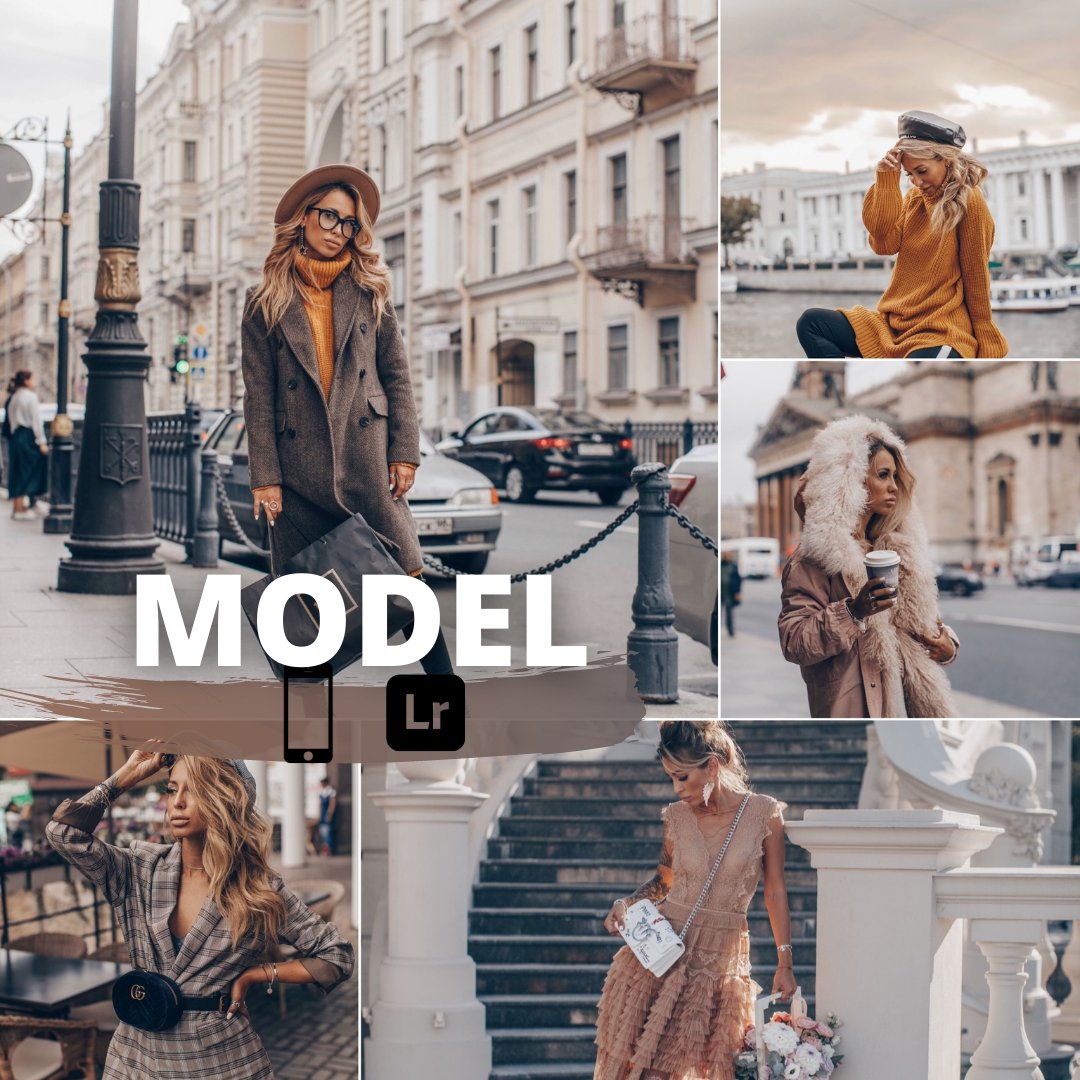 MODEL - Pack da 5 Preset Lightroom - Follie by Alice Immagine principale del prodotto